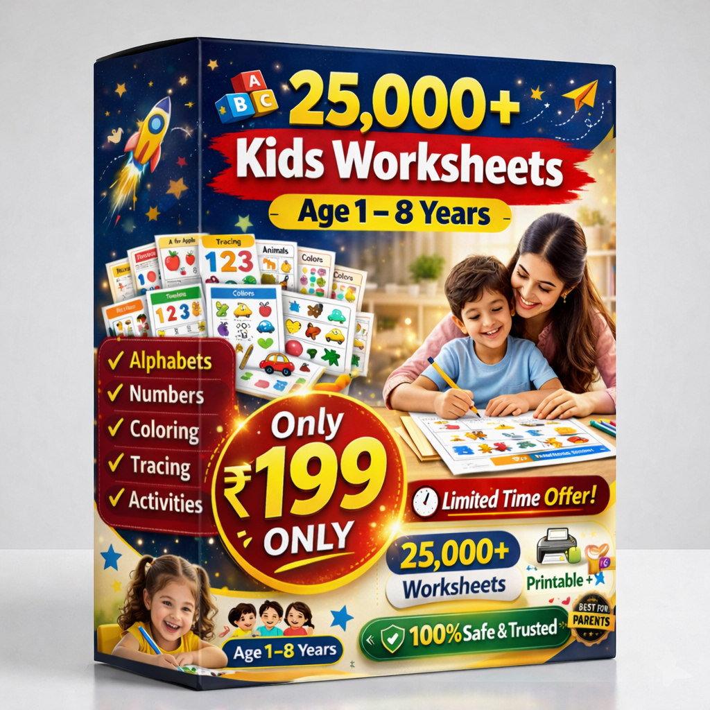 Kids Worksheet Bundle